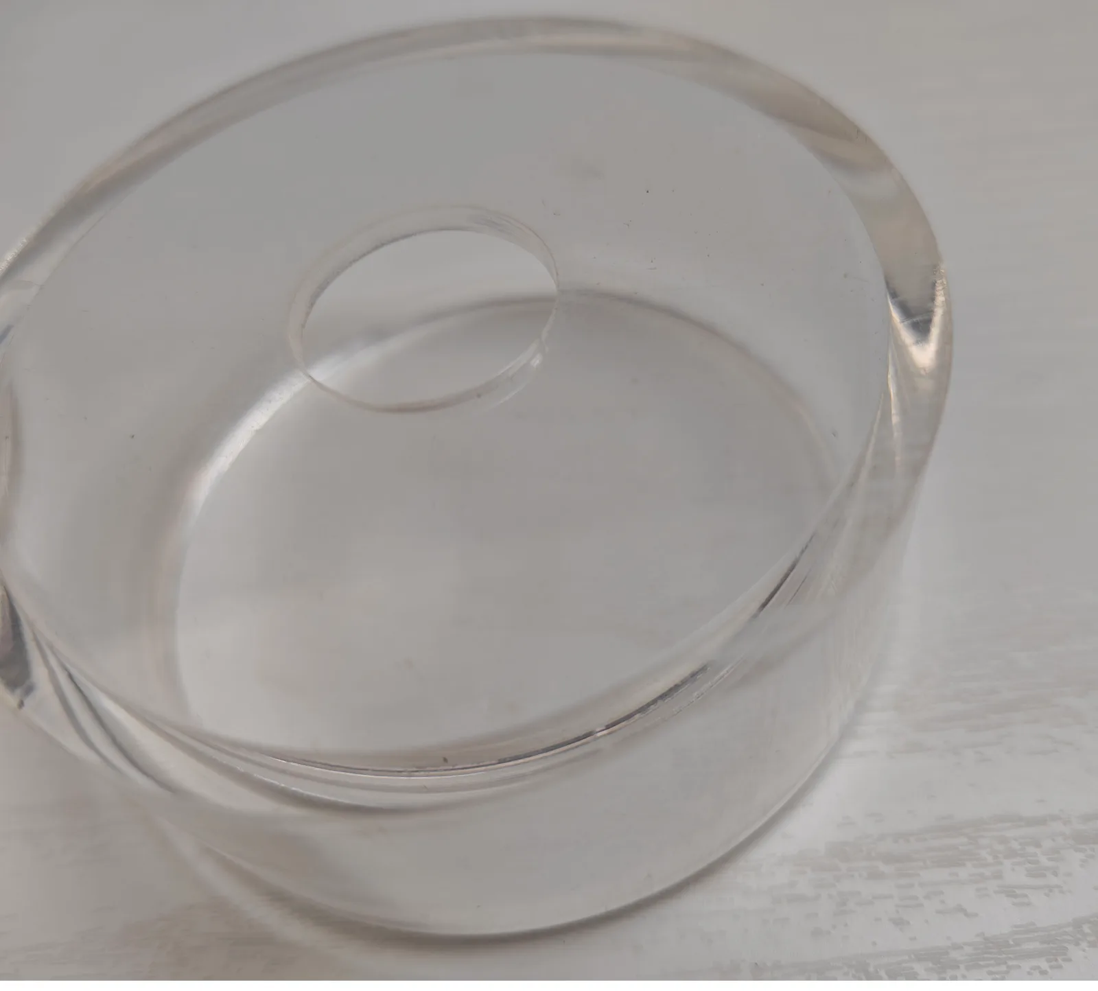Rough bond lines on an acrylic bonded part
